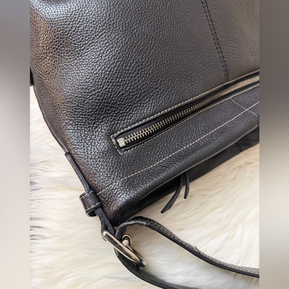 Coach Black Leather Hobo Bag - Picture 9 of 16